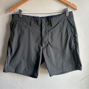 J.Crew Gray Minimalist Tech Shorts Performance Athletic Golf Streetwear Men 32